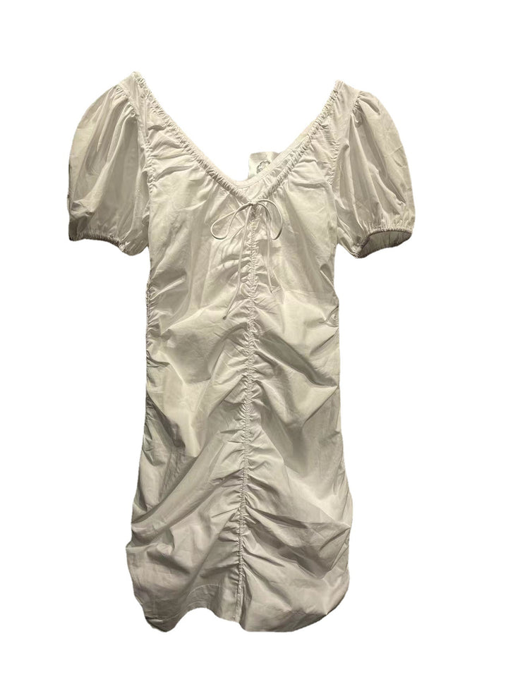 Dame Minikjole med puffærmer og raffineret drawstring-detalje Stilla