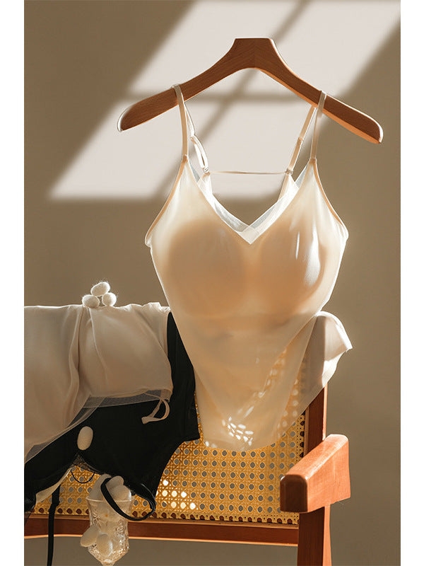 Dame Justerbare Stropper Satin Cami Top Stilla