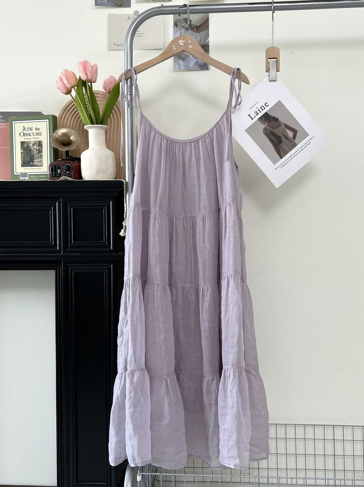 Femme Bohemian Gestufte Maxikjole Stilla
