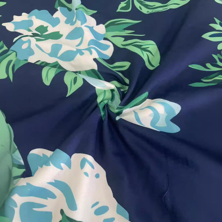 Dame Floral Trykt Nederdel i elegant Snit Stilla