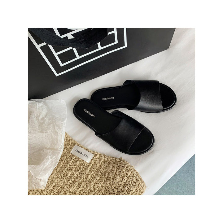 Dame Minimalistiske Slide Sandaler med Polstret Indersål Stilla