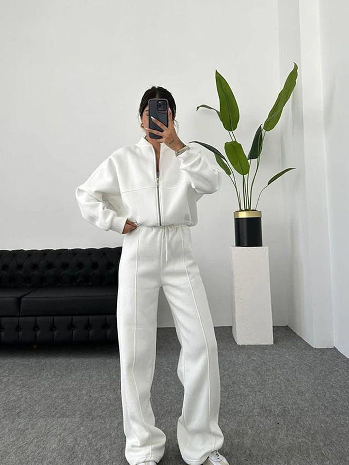 Stilla | Trendy Street Style Jakke Lang Bukser Sæt