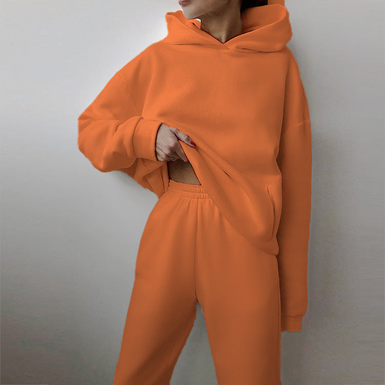 Kvinders oversized hættetrøje og joggingbukser sæt Stilla