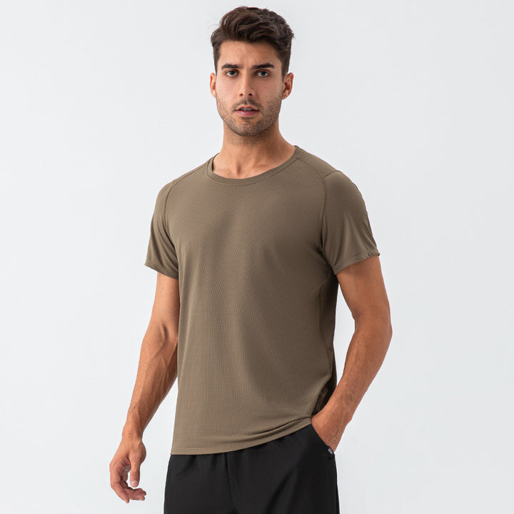 Herrer Åndbart Sport-T-Shirt med fugttransporterende teknologi og ergonomisk snit Stilla