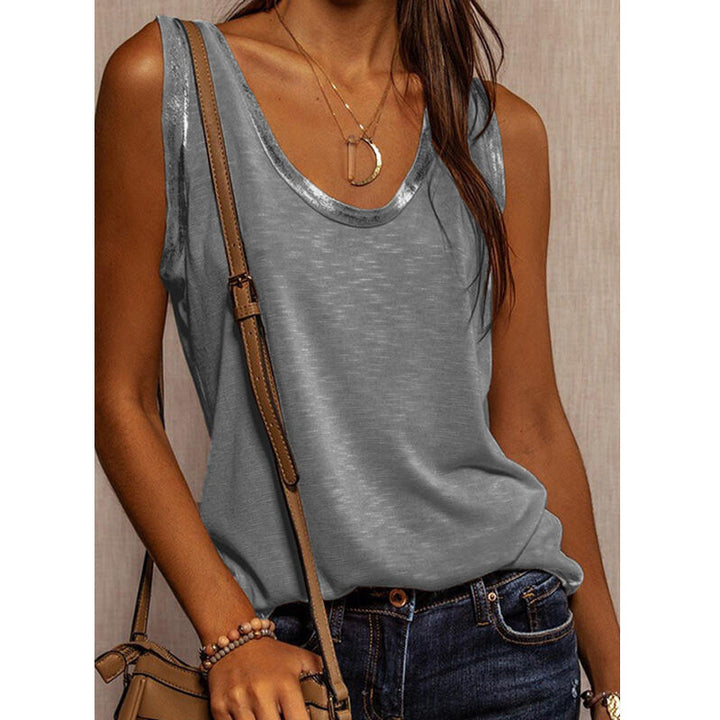 Dame Casual Chic Ærmeløs Top Stilla