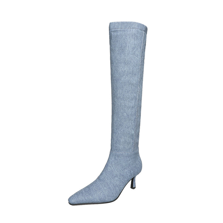 Femme Slouchy Højhælede Over-the-Knee Støvler Stilla 1749742325