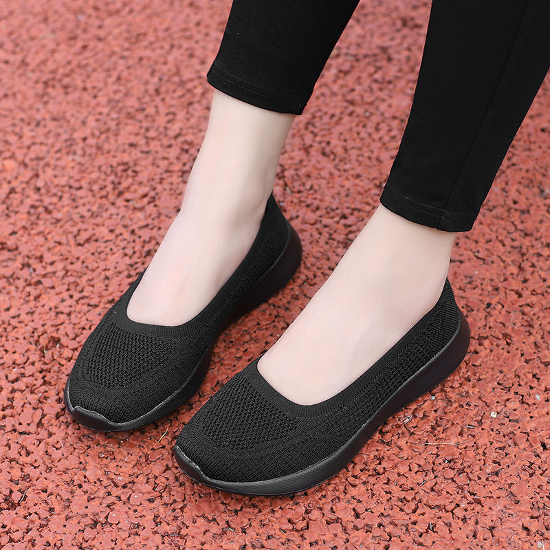 Dame åndbare Slip-On sneakers med Adaptive Fit teknologi Stilla