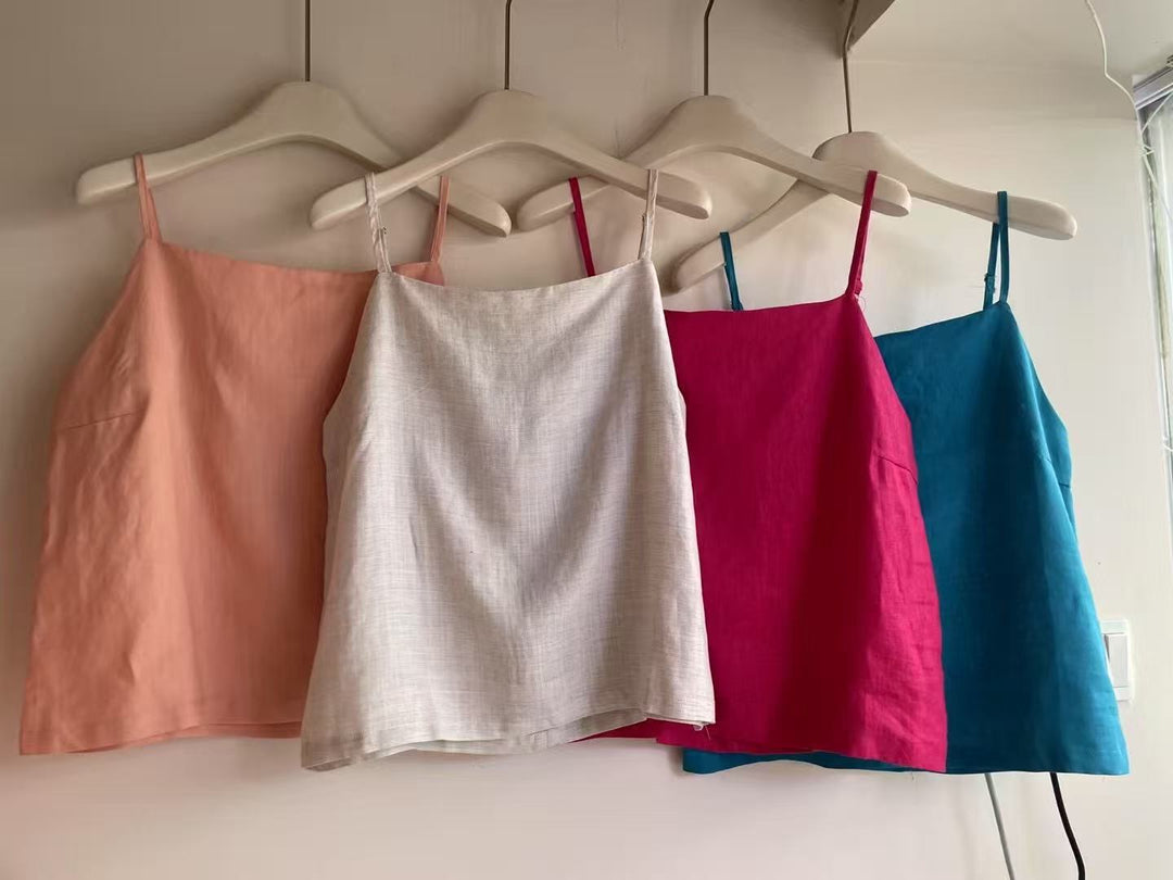 Femme Let Spaghetti-Strop Tanktop Stilla