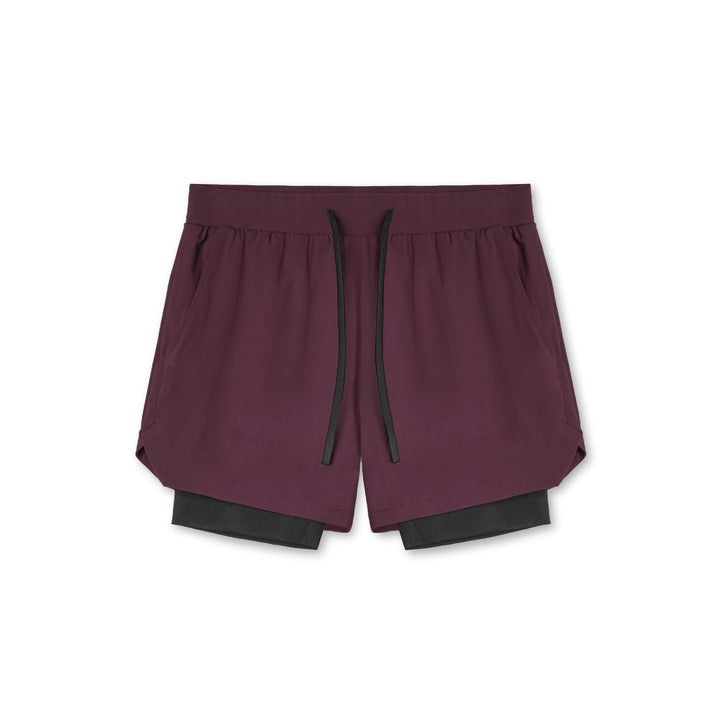 Dame Sporty løbeshort med integreret inderslip og elastisk talje Stilla