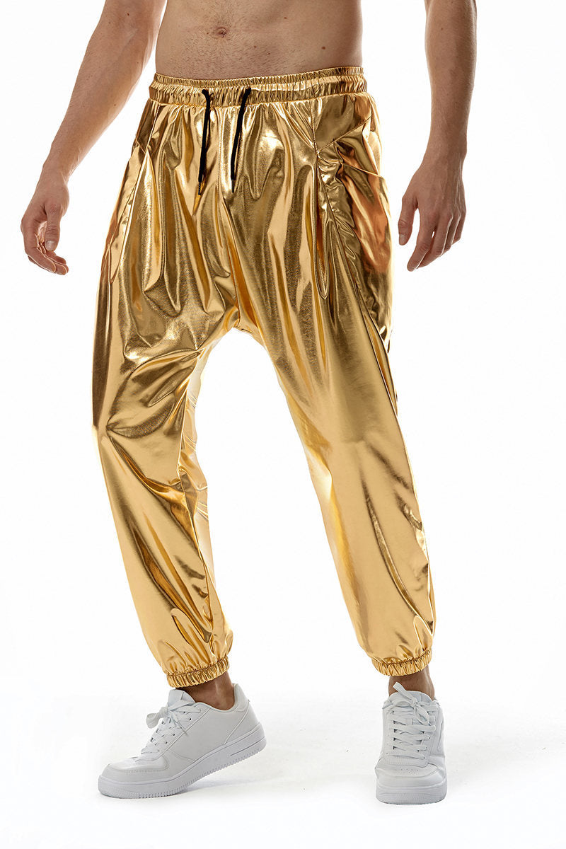 Herrer Sleek Højtydende Metallisk Joggingbukser Stilla
