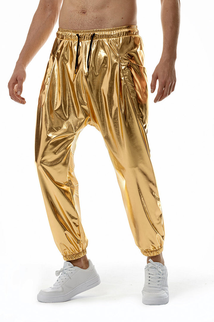 Herrer Sleek Højtydende Metallisk Joggingbukser Stilla