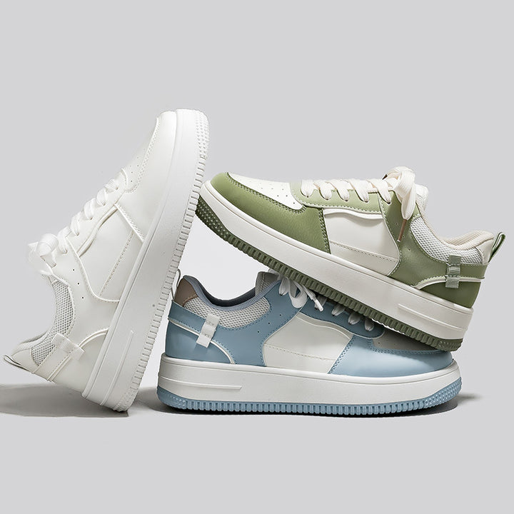Dame Sneakers i minimalistisk design med åndbar mesh-overflade og polstret sål Stilla