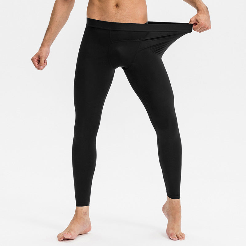 Herrer kompressions leggings med fugtregulerende teknologi og ergonomisk snit Stilla