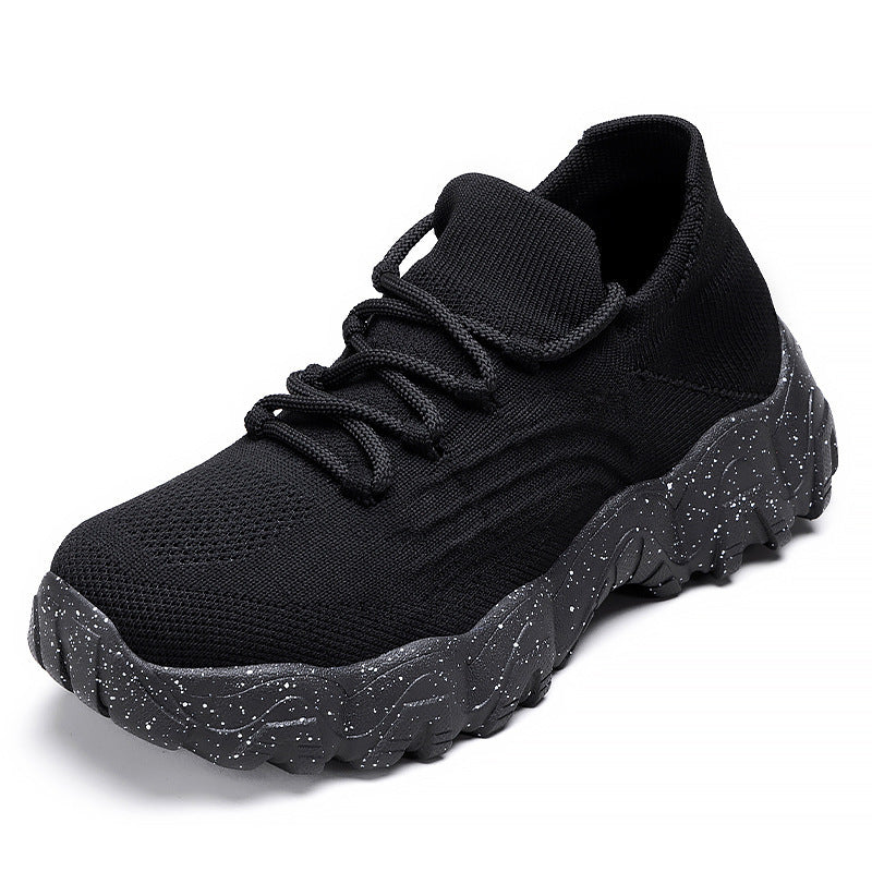 Dame Komfortable Sport-Sneakers med elastisk mesh-overdel og skridsikker sål Stilla