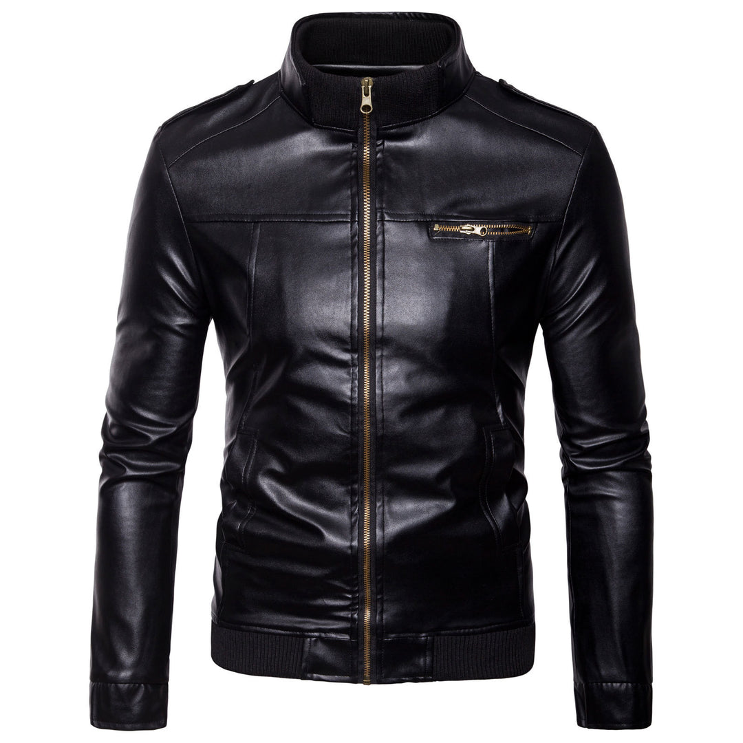 Herrer Premium Biker-stil Læderjakke Stilla