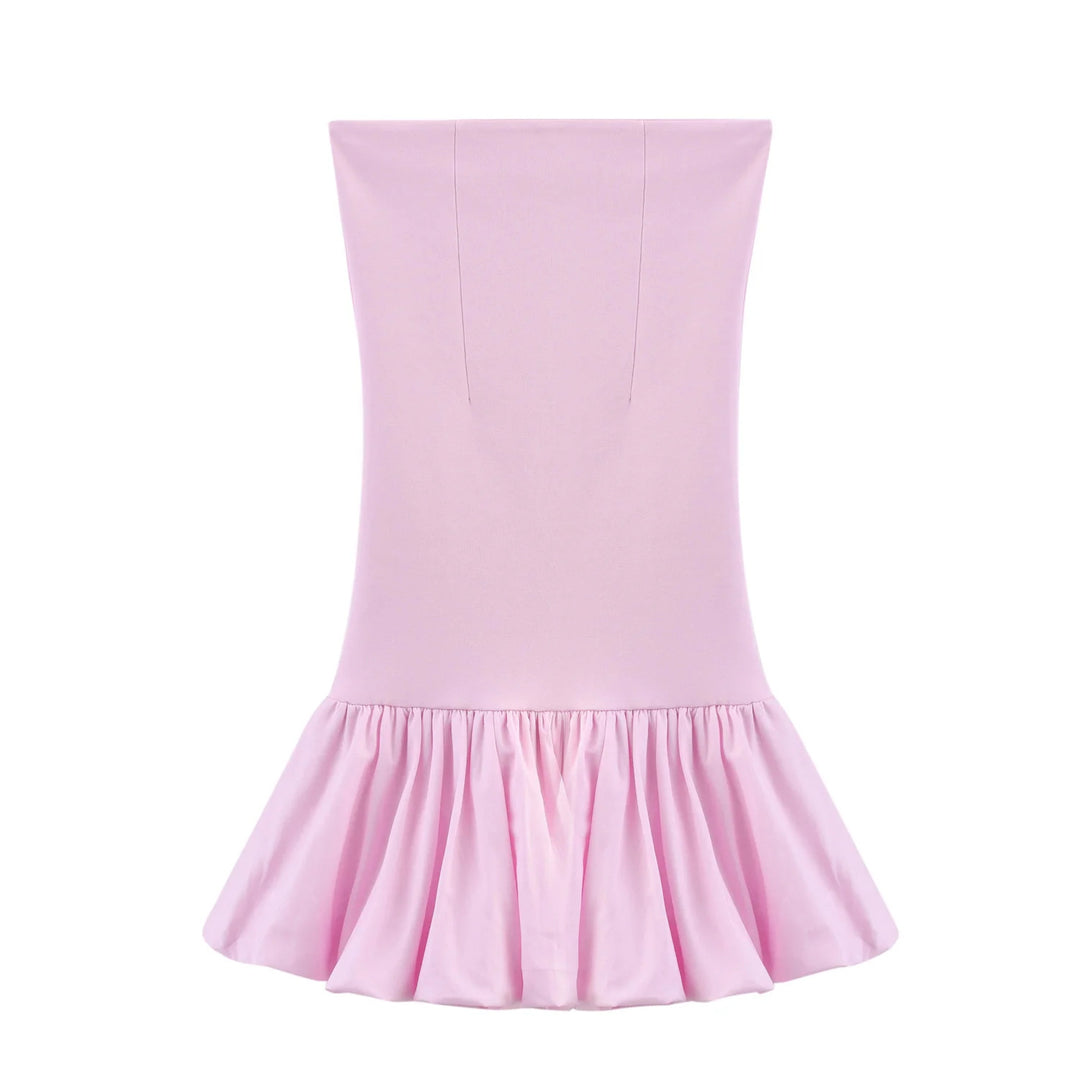 Femme Flared Hem Mini Kjole Stilla