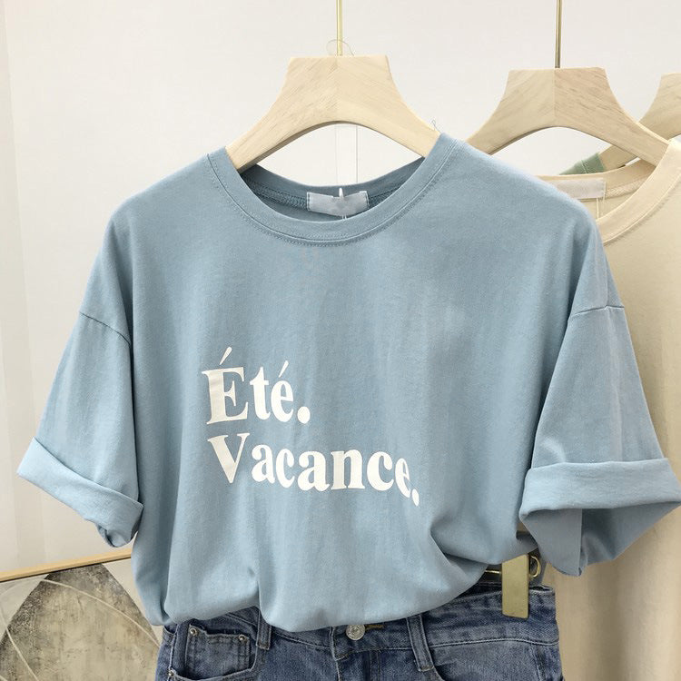 Femme Relaxed Fit Sommer Grafik T-Shirt Stilla