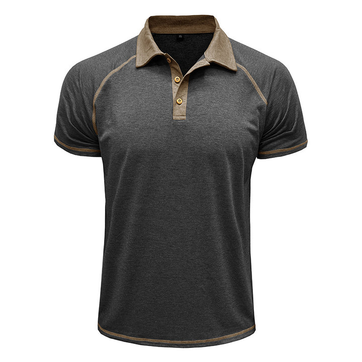 Herre Polo-Shirt med moderne krave Stilla