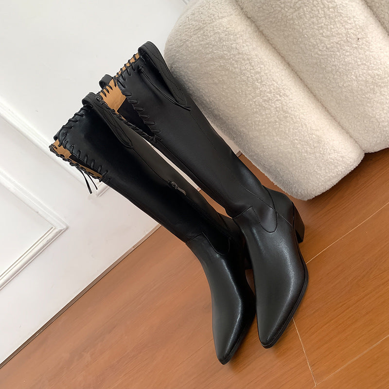 Femme Sleek Hælknæhøje Støvler Stilla
