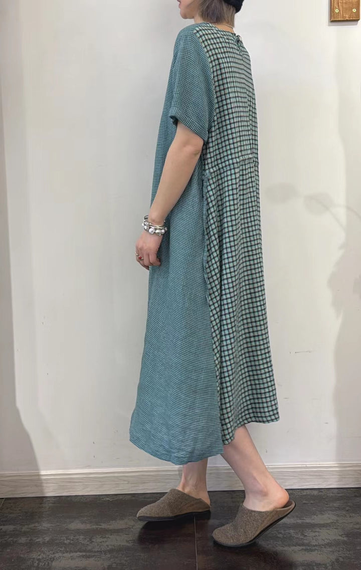 Dame Relaxed Fit Maxi Kjole med sidelæns bindebånd Stilla