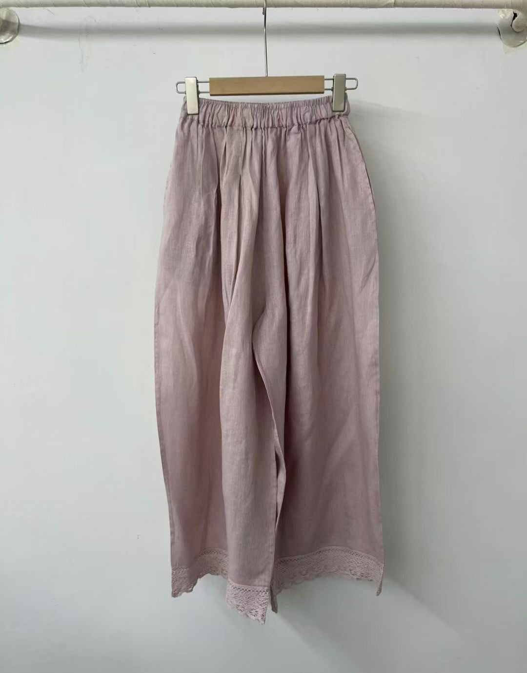 Femme Letvægts Luftige Linned Culottes Stilla
