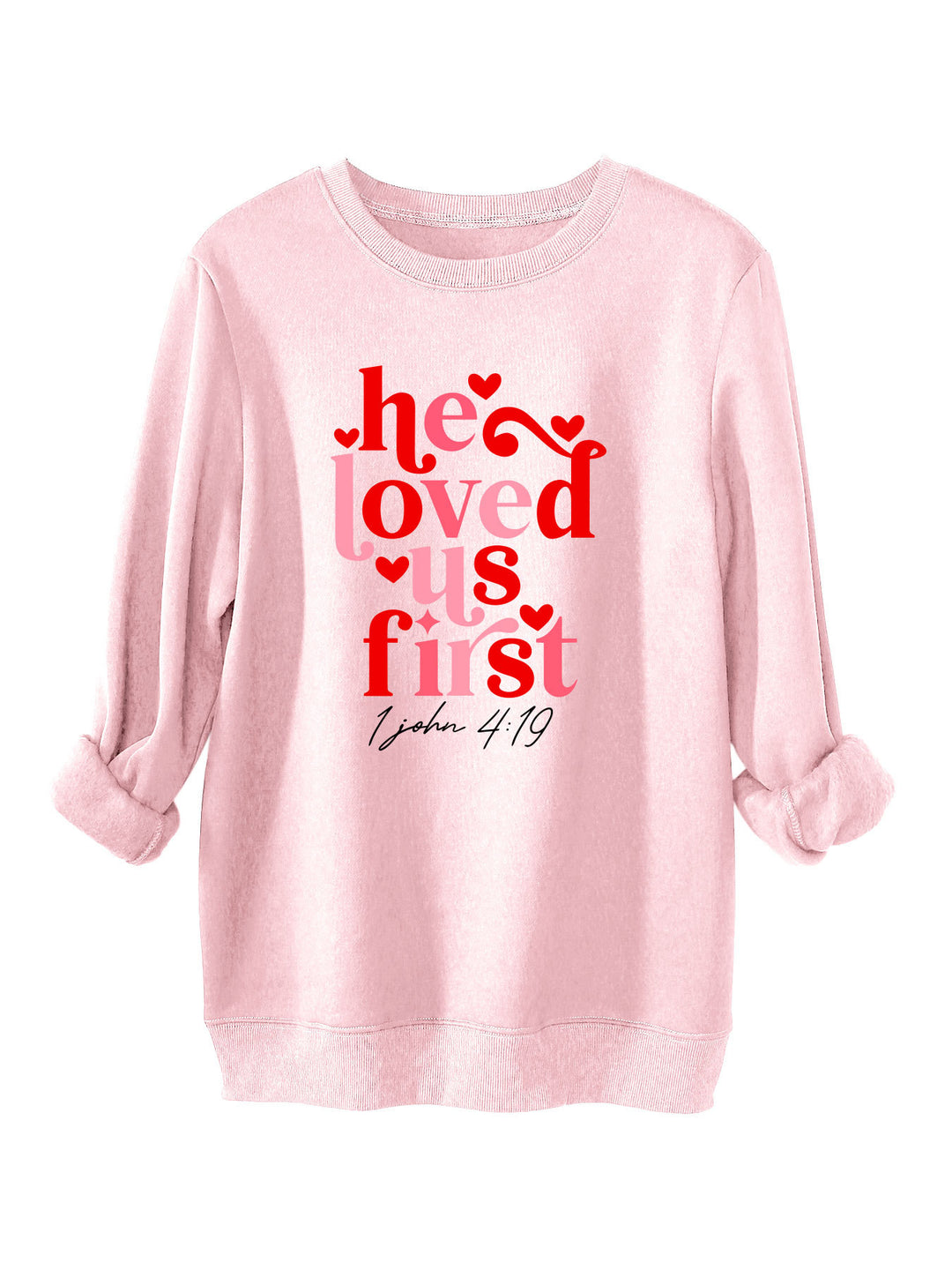 Dame sweatshirt med venligt slogan og afslappet pasform Stilla