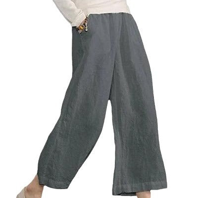 Dame Relaxed Fit Cropped Bukser Stilla