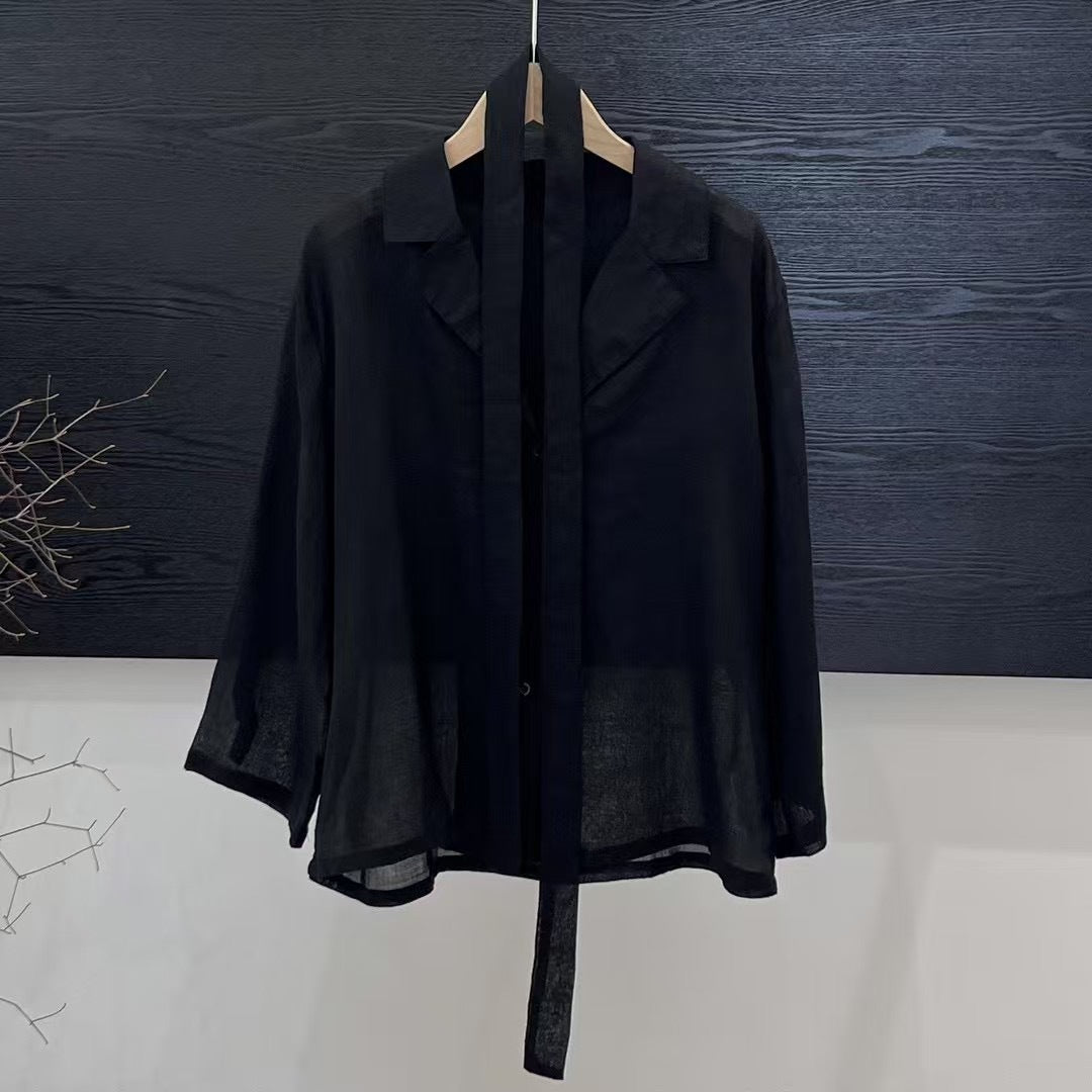 Femme Let Casual Knapper Skjorte Stilla