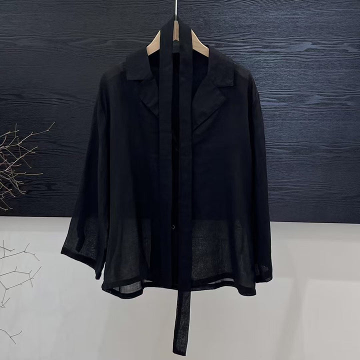 Femme Let Casual Knapper Skjorte Stilla
