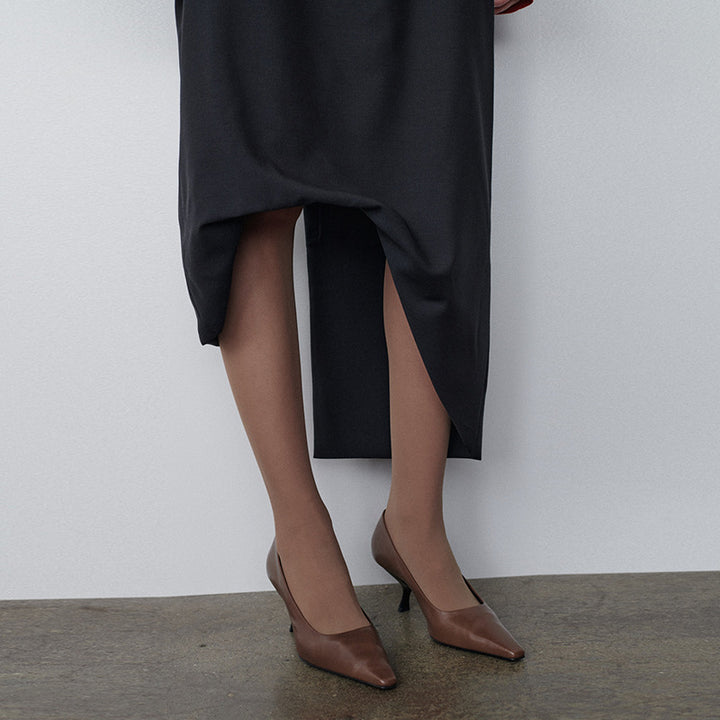 Kvindernes elegante culotte med høj talje og sideskæringer Stilla
