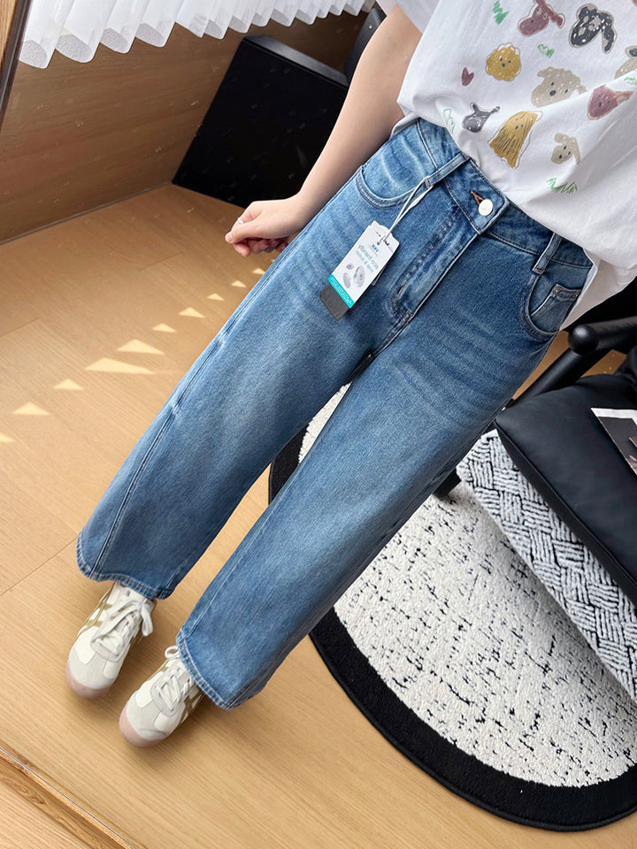 Dame Højtaljede Mom-Jeans Stilla