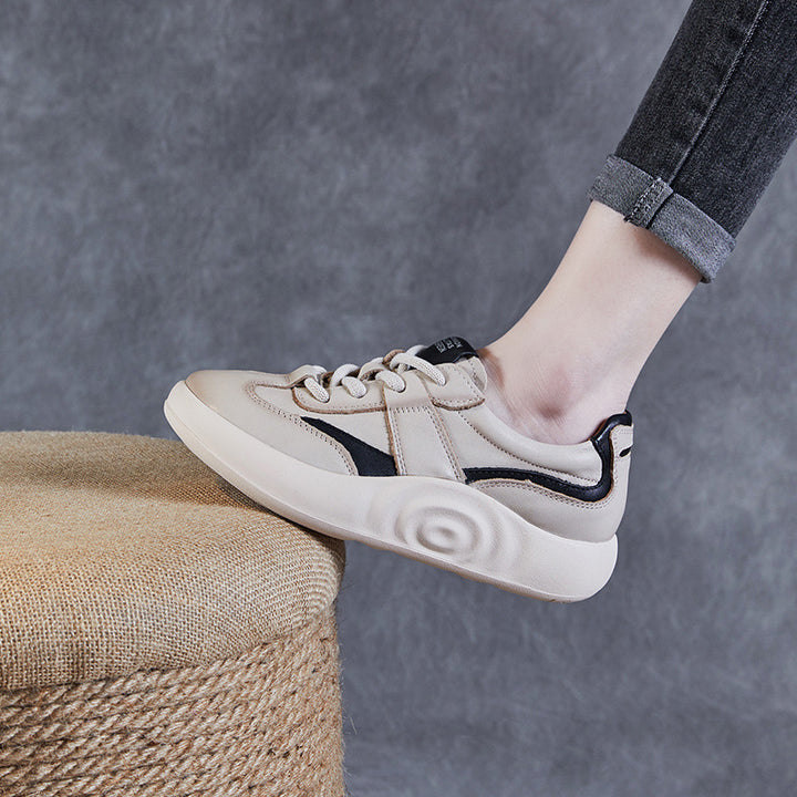Femme Stilfulde Casual Snøresneakers Stilla