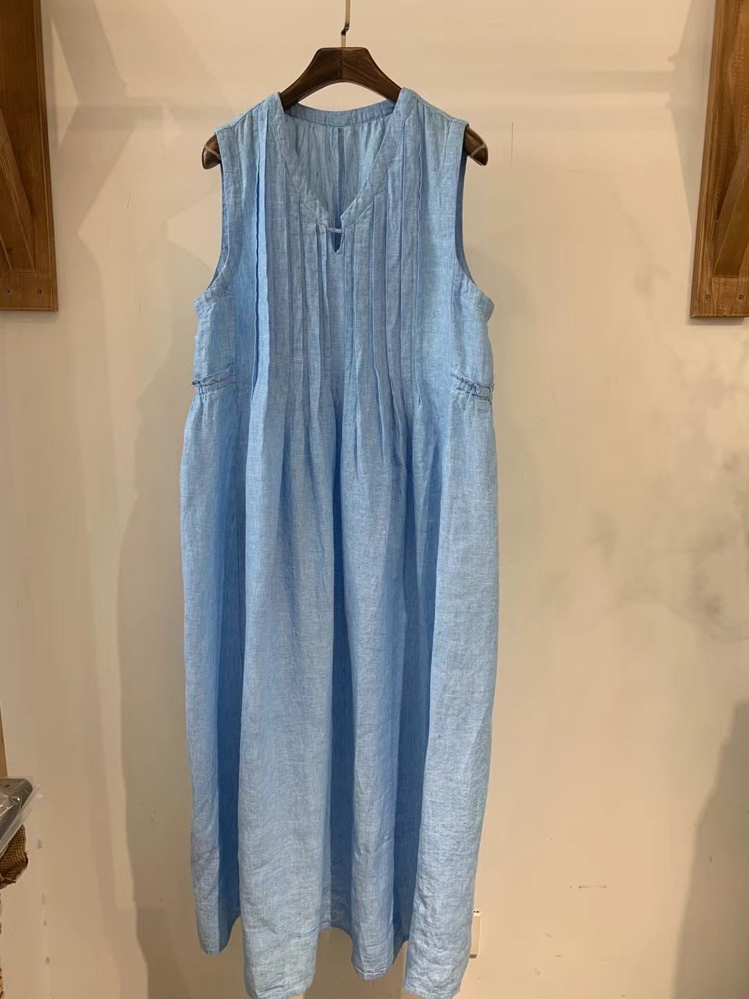 Femme Loungewear Plisse Maxi Kjole Stilla