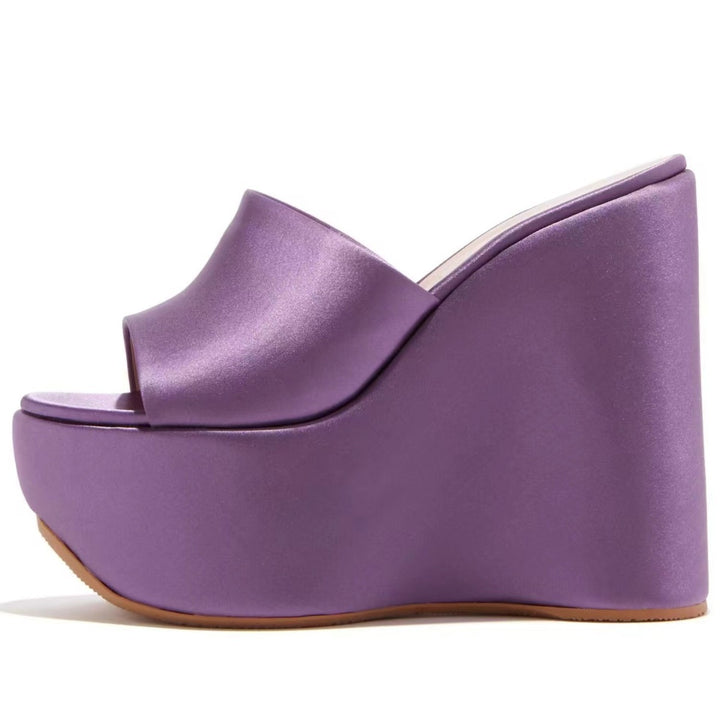 Femme Plattform Slide Muler Stilla