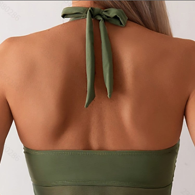 Dame Tankini med raffineret indpaknings-look Skovae
