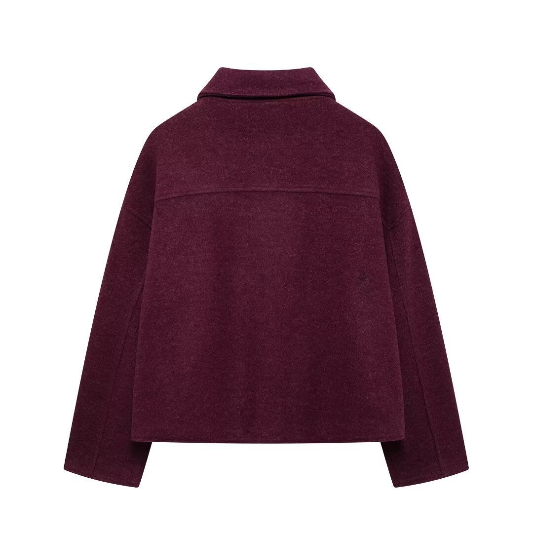 Femme Stylish Utility-Jakke med Lommer detaljer Stilla