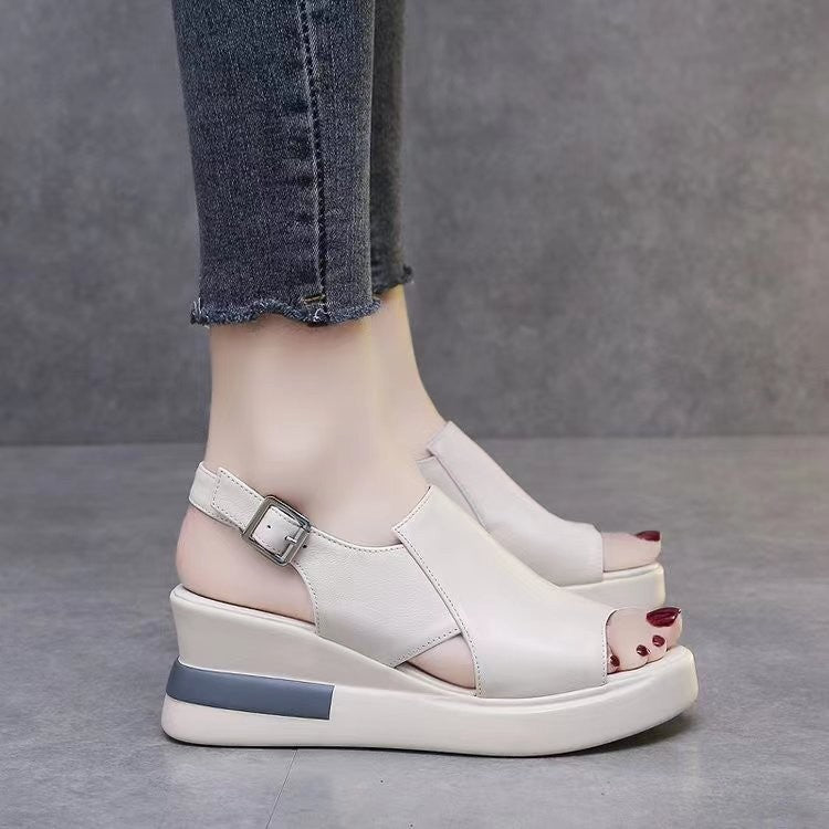 Dame Slingback Platform Sandaler Stilla