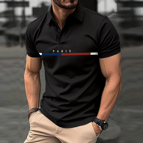 Herre Fritids Polo T-Shirt Stilla