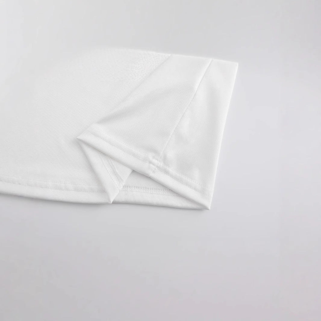 Dame Crop-T-Shirt med glat kirsebærmotiv og løs pasform Skovae