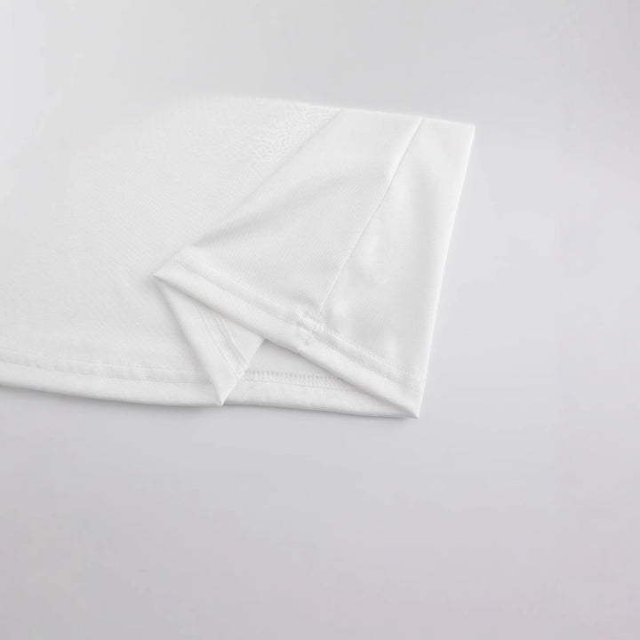 Dame Crop-T-Shirt med glat kirsebærmotiv og løs pasform Skovae