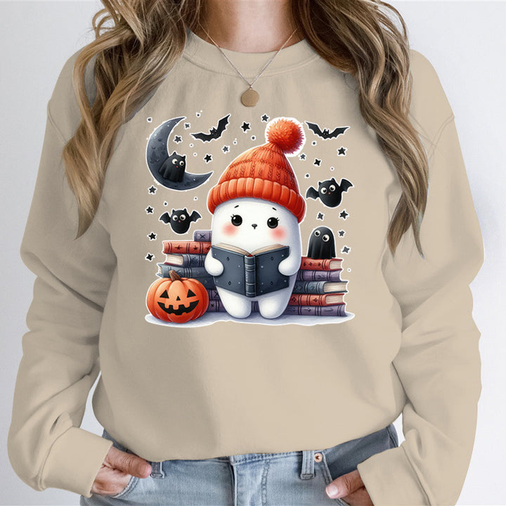Dame sweatshirt med legende Halloween motiv og materiale af høj kvalitet Skovae