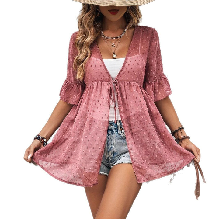 Dame Boho-Chic Let Kimono Jakke Stilla
