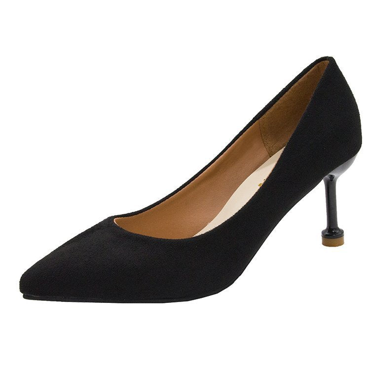 Dame elegante og komfortable pumps med stilfuld hæl Stilla
