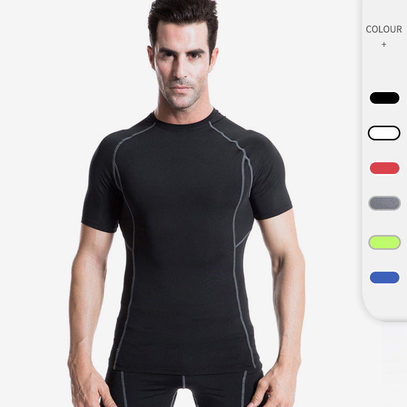Herrer Funktionelt Sport-T-Shirt med ergonomisk snit og åndbar teknologi Stilla