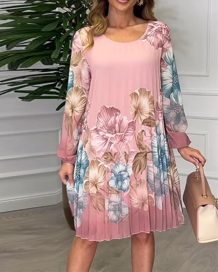 Dame Foldende Blomsterkjole Stilla