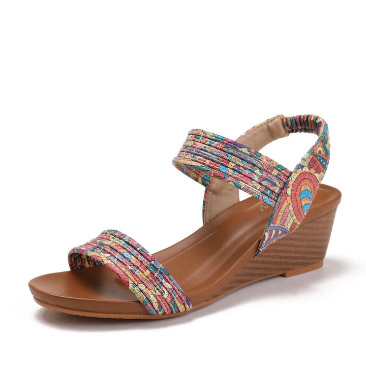 Dame kile sandaler med elastiske remme og moderne design Stilla