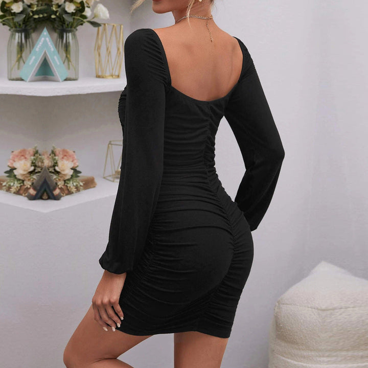 Stilla | Mini-Kjole Langærmet Sexet Bodycon Kjole
