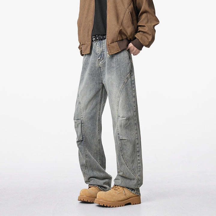 Dame Høj Talje Bred Jeansbukser Stilla