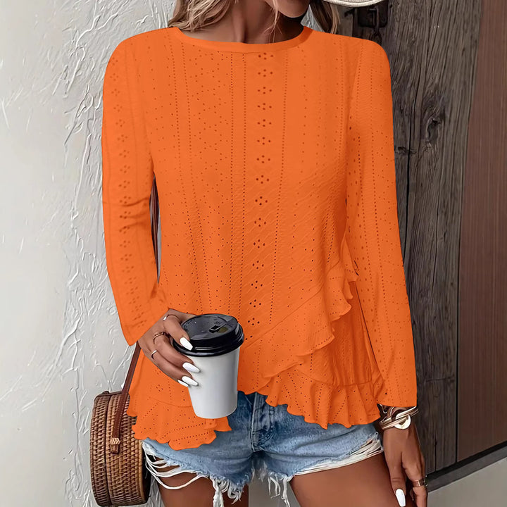 Dame elegant flæse shirt Stilla