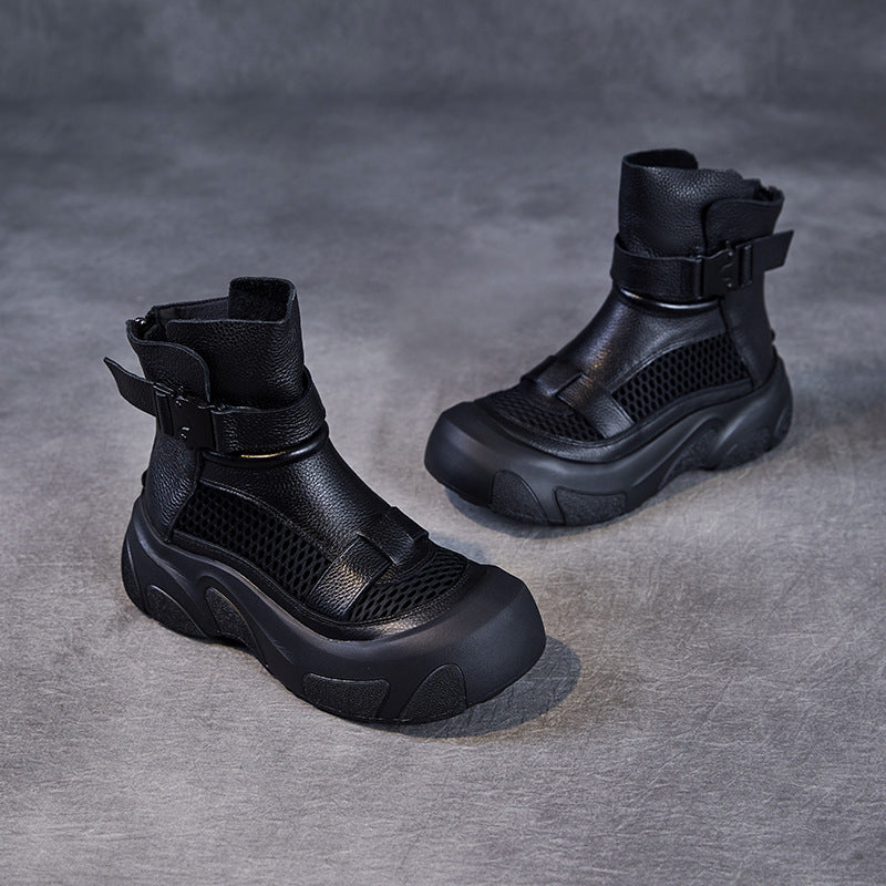 Herrer Åndbare Mesh Hightop Sneakers Stilla
